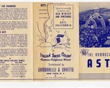 The Romance of ASTI Brochure Italian Swiss Colony Famous California Wine... - £21.80 GBP