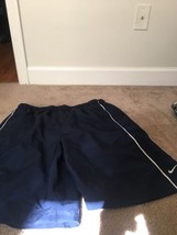 1pc Nike Men&#39;s Blue Swim Active Shorts Trunks Lined Size Large  - £34.99 GBP