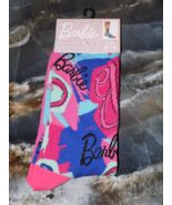 BARBIE Pink &amp; Blue Crew Socks Size 9-13 Women&#39;s NEW - €7,11 EUR