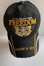 If You Enjoy Your Freedom Thank A Vet Veteran Baseball Cap Hat - $10.00