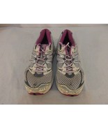 Adult Women&#39;s ASICS Running Shoes Gel-Cumulus 12 White Silver Purple 31524 - £18.21 GBP