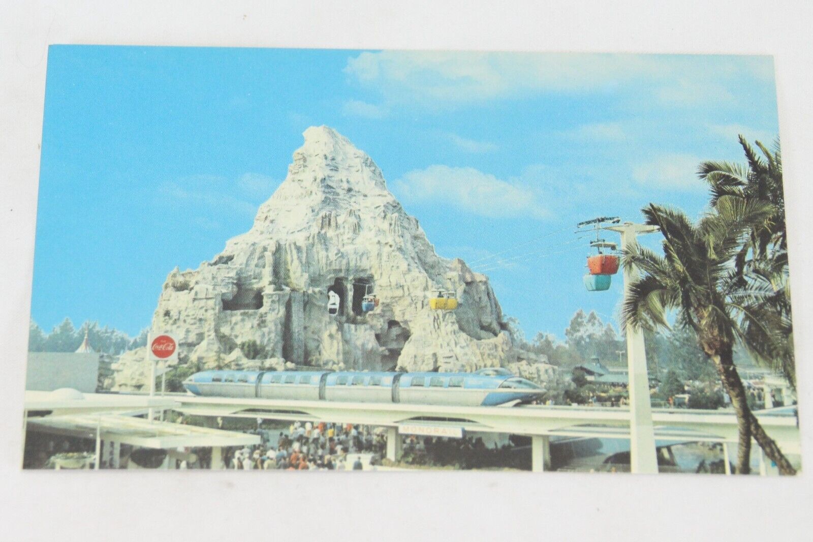 Primary image for Disneyland Skyway Buckets Monorail Matterhorn Mountain c1970 Postcard CA