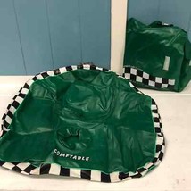 The COMFTABLE traveling blow up cushion for sports events etc RARE color - $24.13