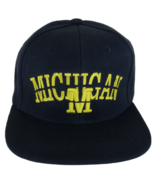Michigan Split Font Snapback Baseball Cap (Navy) - £14.34 GBP