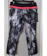 90 Degree By Reflex Active Life Capri White  Guava Women&#39;s Sz M NWT MSRP$68 - $21.59