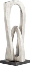 Sculpture CYAN DESIGN Double Arch Silver Aluminum - $260.00