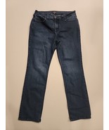 NYDJ “Marilyn Straight” Lift Tuck  Medium Wash Blue Jeans Size 12P-Los A... - $27.02