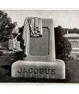 Jacobus Grave Memorial Tombstone Architecture 1899 Victorian Design DWKK22 - $458.41 MXN