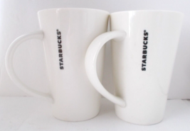 Lot 2 Tall STARBUCKS Coffee Tea Cups Mermaid Logo - £11.79 GBP