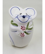 Mouse Parmesan Cheese Sugar Shaker Ceramic by Laurie Gates Hand Painted - £15.79 GBP