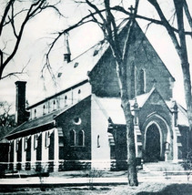 C1915 St Peter&#39;s Church Downtown Sherbrooke Quebec Photogravure Canada D... - $19.99