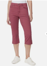 Gloria Vanderbilt Amanda Denim Classic Rise Capri Pants Purple Women&#39;s S... - $274.30 MXN