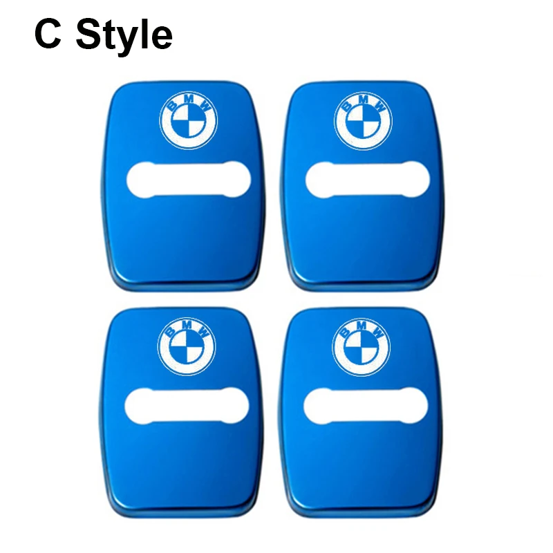 4pcs Stainless Steel Car Door Lock Covers Auto Protective Case Buckle fo... - $45.79