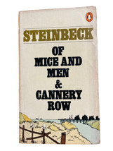 Of Mice And Men &amp; Cannery Row By John Steinbeck! Vintage 1985 Penguin Paperback! - £6.97 GBP