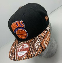 Men&#39;s New Era Cap Black | Orange NY Knicks 9FIFTY NBA - £54.84 GBP