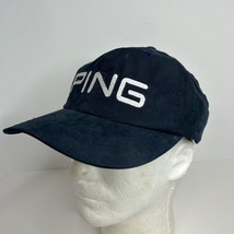 PING i3 Irons Hat Black Adjustable Golf Cap Blue - $18.73
