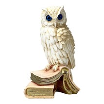 Owl of Goddess Athena Symbol of Wisdom &amp; Education Greek Statue Sculpture Aged - £35.09 GBP