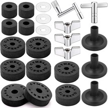 Facmogu 23Pcs Eva Material Cymbal Replacement Accessories, Cymbal Stand,... - £25.11 GBP