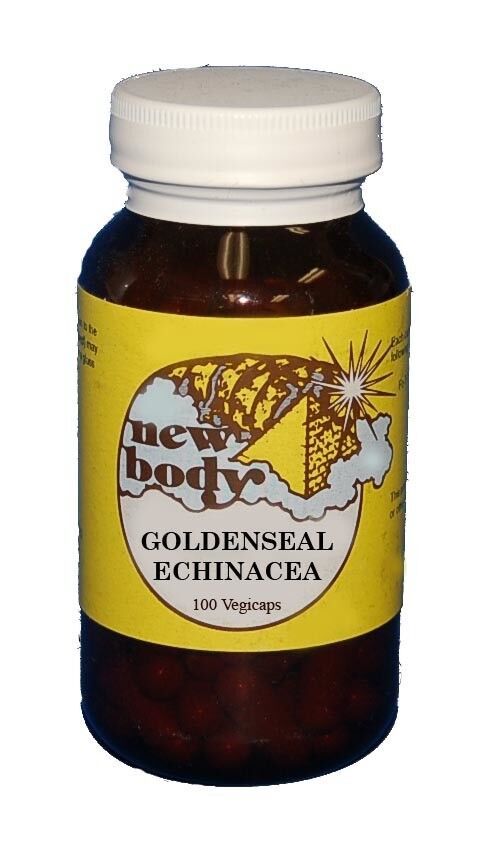 Golden Seal / Echinacea by New Body 100% pure No Fillers, Binders or Add... - $40.49
