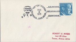 ZAYIX US Event Cover 1979 Hot Air Balloon Championship Indianola IA 050922-SM22 - £1.98 GBP