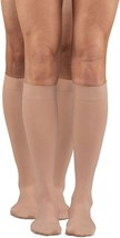 Dr. Comfort Unisex Microfiber Opaque +Plus Below Knee 20-30mmHg (Beige) ... - $21.34
