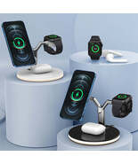 3 In 1 Magnetic Wireless Charger Stand Watch 15W Fast Charging Dock Stat... - $2,105.87+