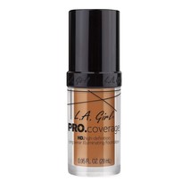 L.A. Girl PRO Coverage Longwear Illuminating Foundation, GLM652 * Warm Caramel * - £3.91 GBP