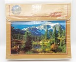VINTAGE 80s TRAPPER KEEPER mead Binder mountain scene photography With F... - $99.99