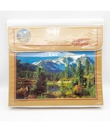 VINTAGE 80s TRAPPER KEEPER mead Binder mountain scene photography With F... - £78.21 GBP