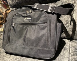 Black Samsonite Soft Shoulder Travel Bag With Wetpak Pocket 17”W X 13”H ... - $34.60