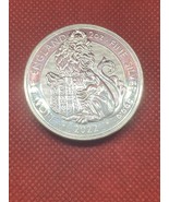 2022 £5 UK 2oz Fine Silver Queen&#39;s Beast Lion of England - €102,13 EUR