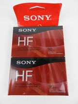 Sony HF Cassette Tapes - 60 Minutes -ew Sealed Normal Bias 2-Pack - £4.95 GBP