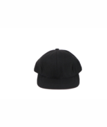 NOS Vintage 90s Youth 3-6 Blank Wool Adjustable Strapback Hat Cap Black - $561.23 MXN