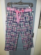 Hartstrings Multi Colored Woven Adjustable Pants Size 14 Girl&#39;s New $58 - £25.69 GBP