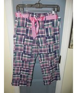 Hartstrings Multi Colored Woven Adjustable Pants Size 14 Girl&#39;s New $58 - £25.95 GBP