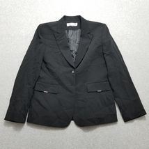 Tahari Blazer Womens 8 Black Pockets Buttons Casual - $16.86
