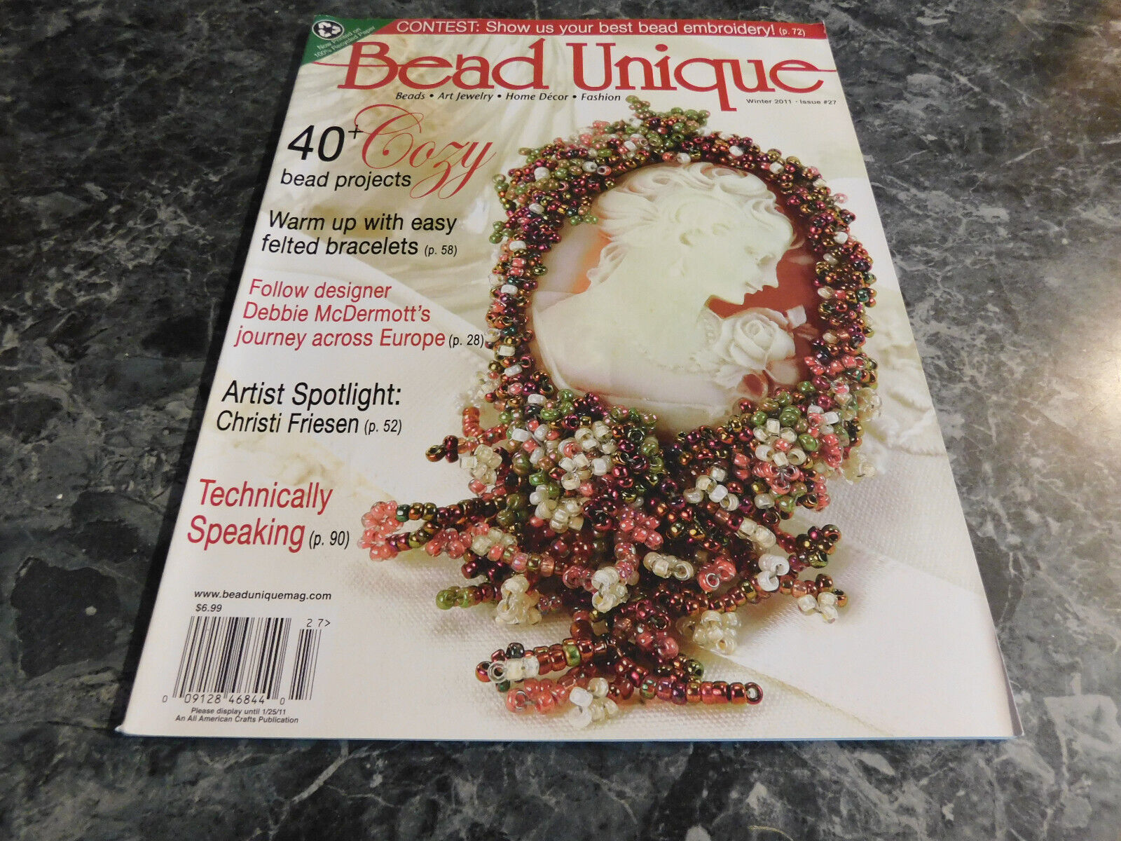 Bead Unique Magazine Winter 2011 Forest Glen - $2.99