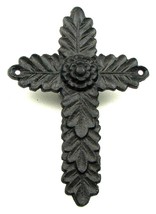 Antiqued Rust Cast Iron Cross Set of 2 - £33.18 GBP