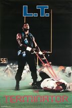 Lawrence Taylor Poster Vintage Reproduction METAL SIGN 8 x 12 - $34.72 CAD