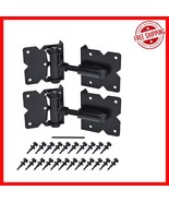 Durable Self-Closing Gate Hinges with Adjustable Closure - Easy Install ... - $64.05 CAD