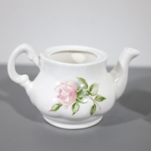Porcelain Lot of Tea Pot and Flower Basket Center Piece Figures Miniatures - £10.57 GBP