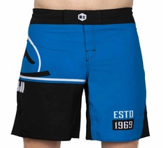 Fuji MMA BJJ Mens No Gi Mount Grappling Competition Fight Shorts - Blue - £39.81 GBP