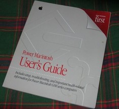 Apple Computer Manual/Book, 1994 Power Macintosh Users Guide, 6100 Series - £11.95 GBP