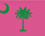 3&#39;x5&#39; PINK SOUTH CAROLINA FLAG - £6.24 GBP