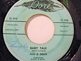 Jan &amp; Dean-Baby Talk / Jeanette, Get Your Hair Done-45rpm-1959-VG+ - £11.87 GBP