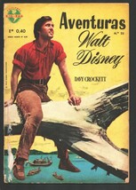 Aventuras Walt Disney-Davy Crockett #23 1965-Fess Parker TV photo cover-... - $37.59