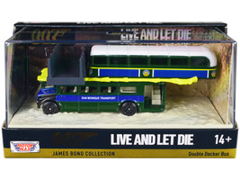 Double Decker Bus &quot;San Monique Transport&quot; &quot;Hitting Bridge Scene&quot; James Bond 007  - £23.93 GBP