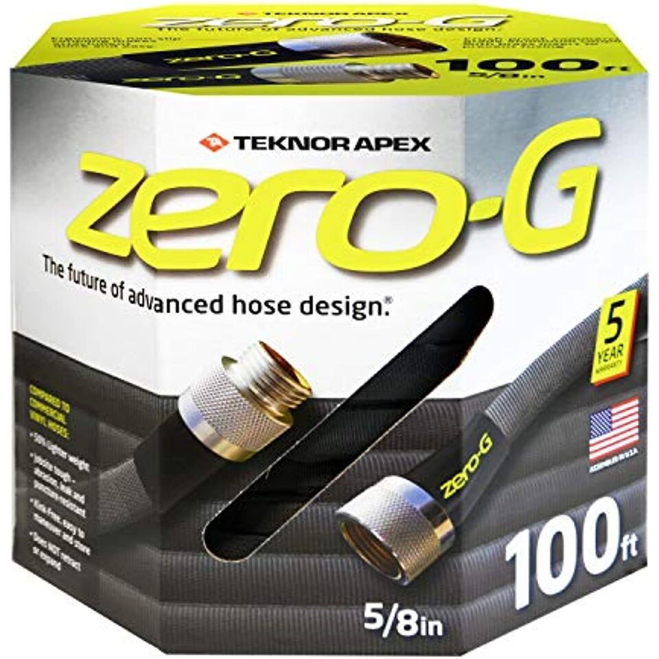 zero-G 4001-100 Garden Hose, 5/8&quot; x 100&#39;, Gray - $82.53
