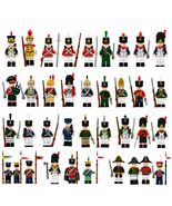 60pc Custom Napoleonic Wars 9 Nations Army Soldiers Collection Minifigur... - $120.99