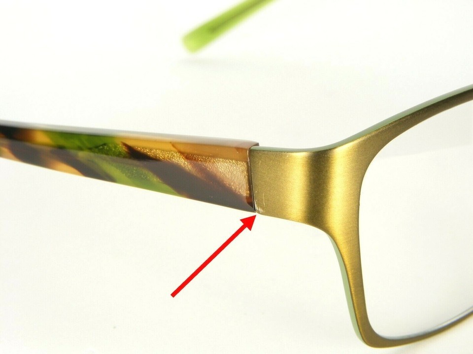 PRODESIGN DENMARK 1297 9631 OLIVE GREEN EYEGLASSES FRAME 54-16-130mm (NOTES) Item image 5